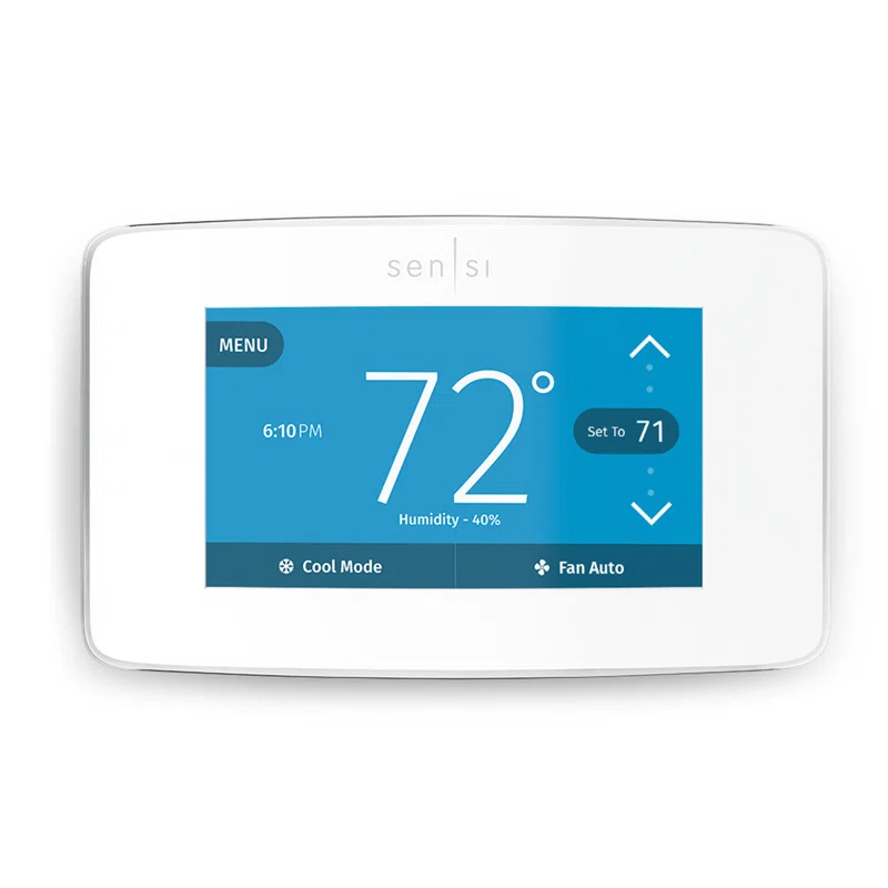 Emerson Thermostats Emerson Thermostats Smart Universally Compatible Thermostat White