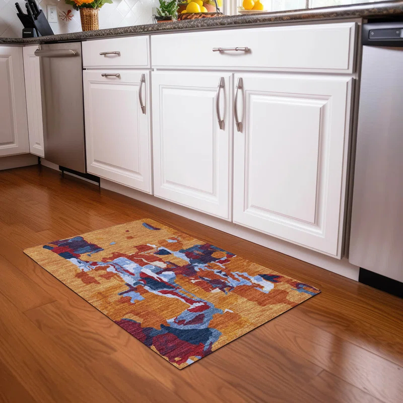 Machine Washable Indoor/Outdoor Chayden ACN1028 1'8" x 2'6" Rug