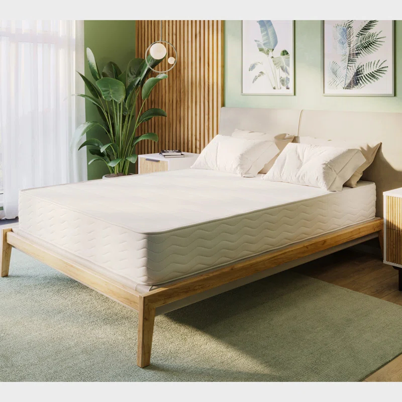 Serenia Sleep 10.5" GOTS Certified Organic Hybrid Latex & Coil Quilted Mattress