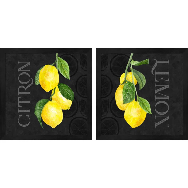 " Live With Zest B " by Tara Reed 2 - Pieces (Set of 2)