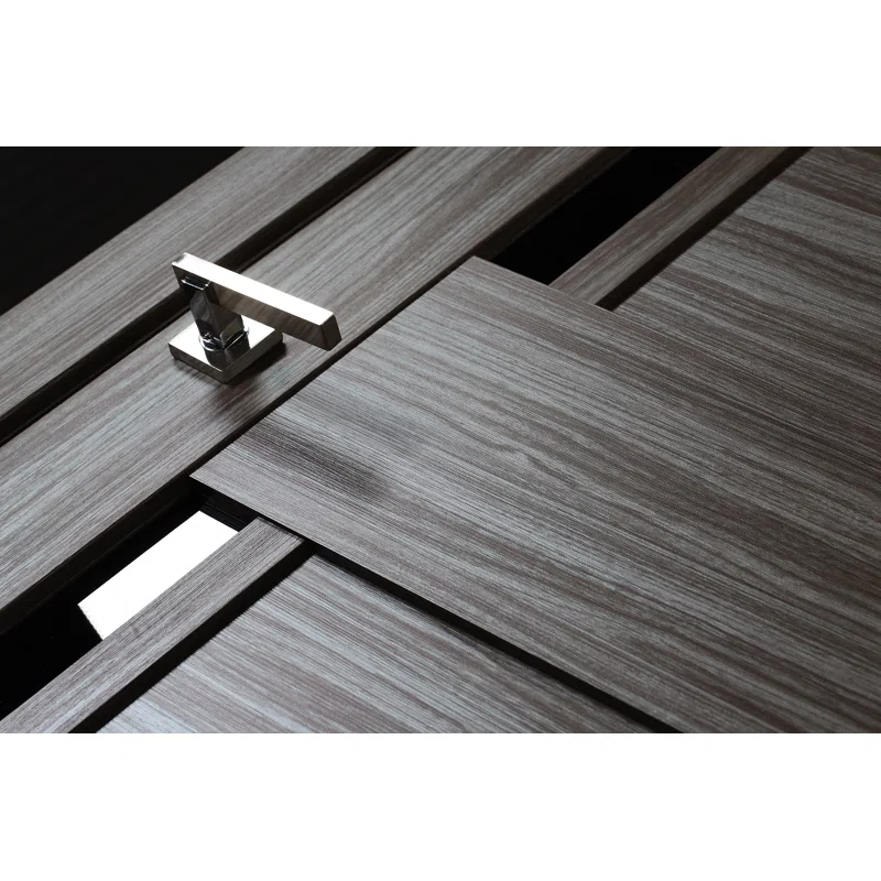 Belldinni Esta 80'' Solid + Manufactured Wood Paneled Slab Door