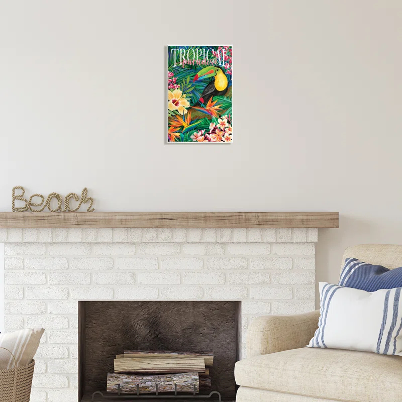 Stupell Industries " Tropical Paradise Toucan "