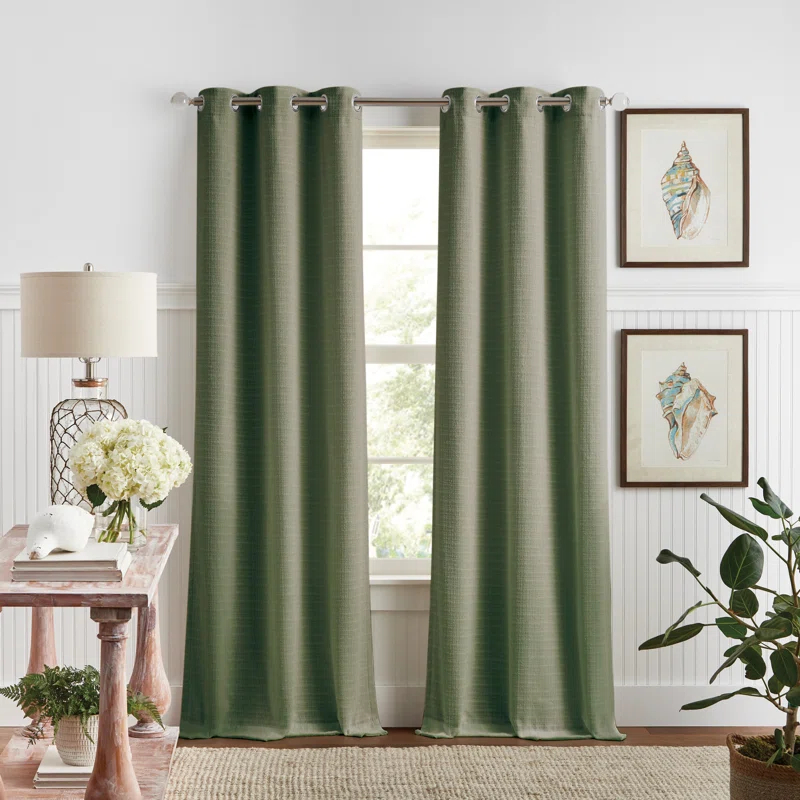 Martha Stewart Martha Stewart Sutter Curtain Panel Pair (Set of 2)