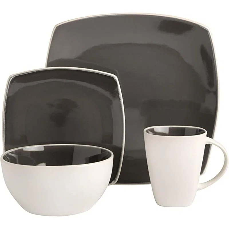 Ivy Bronx  Stoneware Dinnerware - Service for 4