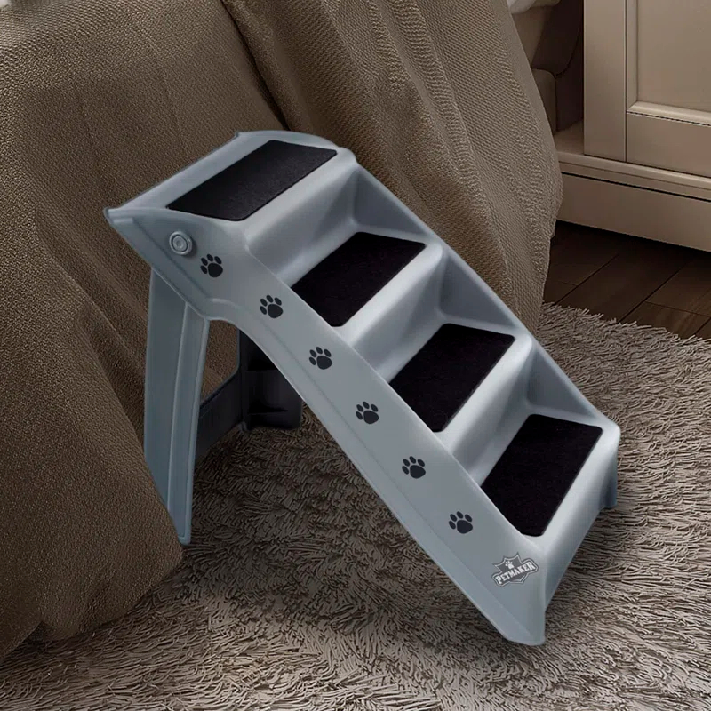 Petmaker Petmaker Pet Stairs PETMAKER 4-Step Foldable Dog Stairs