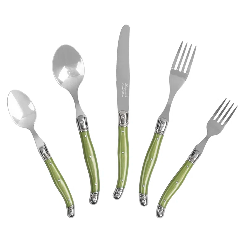 French Home French Home Laguiole 20 Piece Stainless Steel Flatware Set, Service for 4
