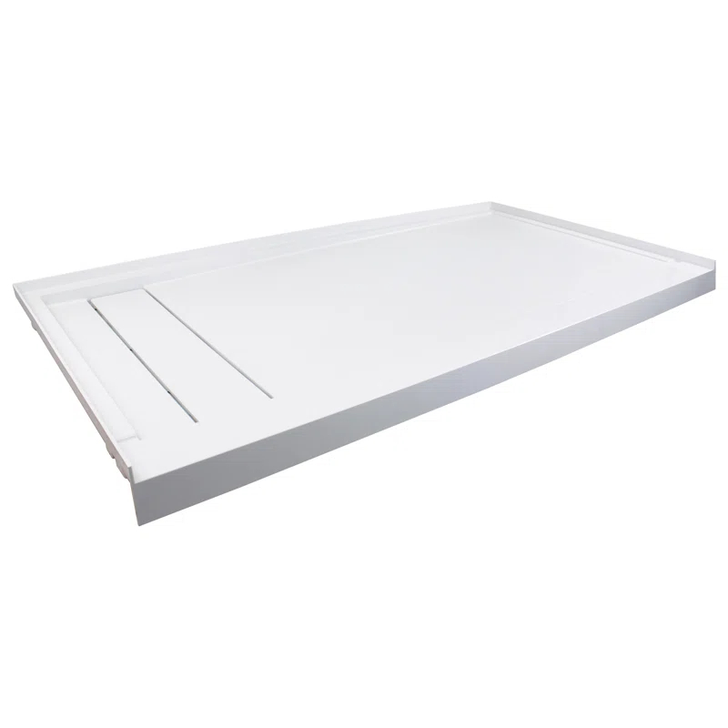 Transolid FLU6032L-31 60'' W 32'' D Rectangular Single Shower Base