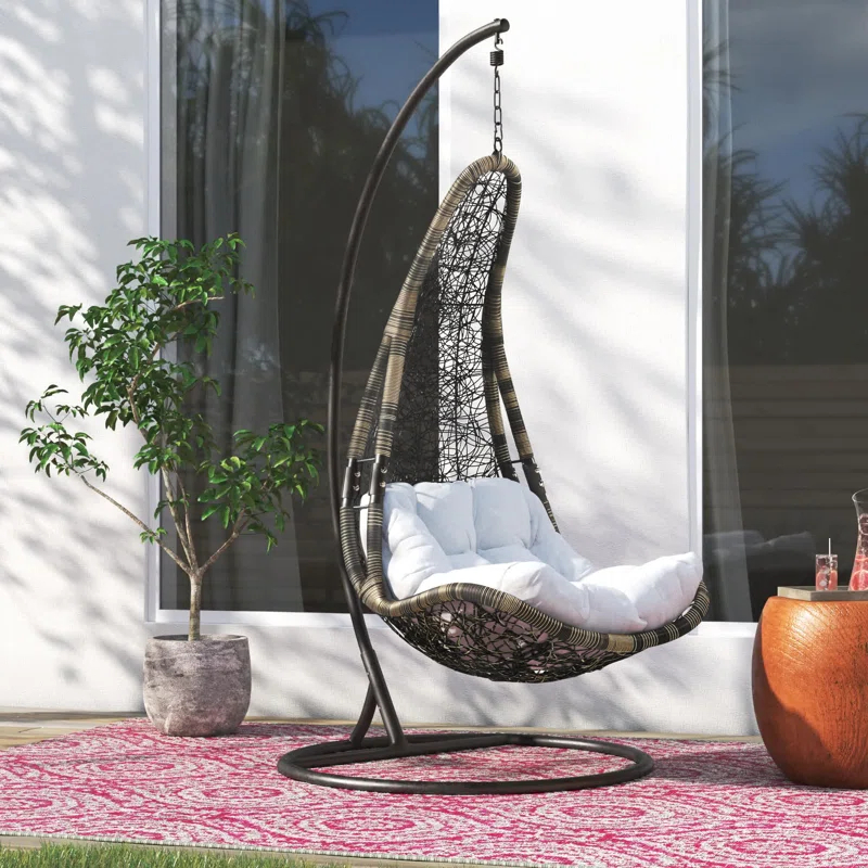 Modway Modway Abate Wicker Rattan Outdoor Patio Swing Chair