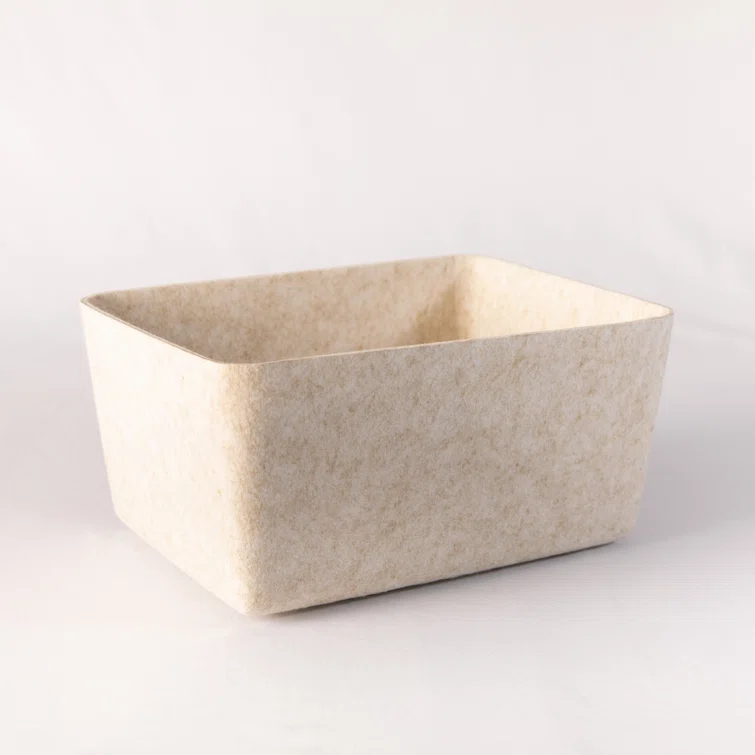 SortJoy Wide Stone Sculpted Storage Bin