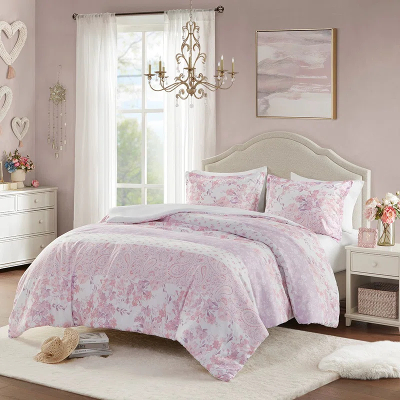 Intelligent Design Floral Paisley Comforter Set