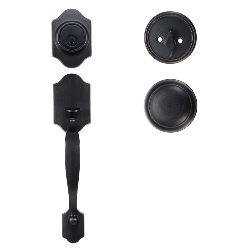 Front Door Handle and Deadbolt Set