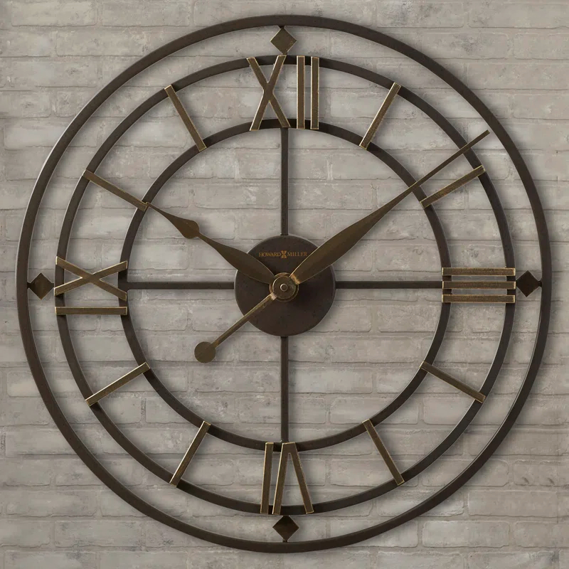 Howard Miller® Metal Wall Clock