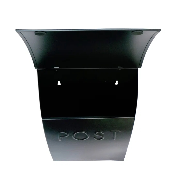 NACH Milano Pointed Post Wall Mounted Mailbox