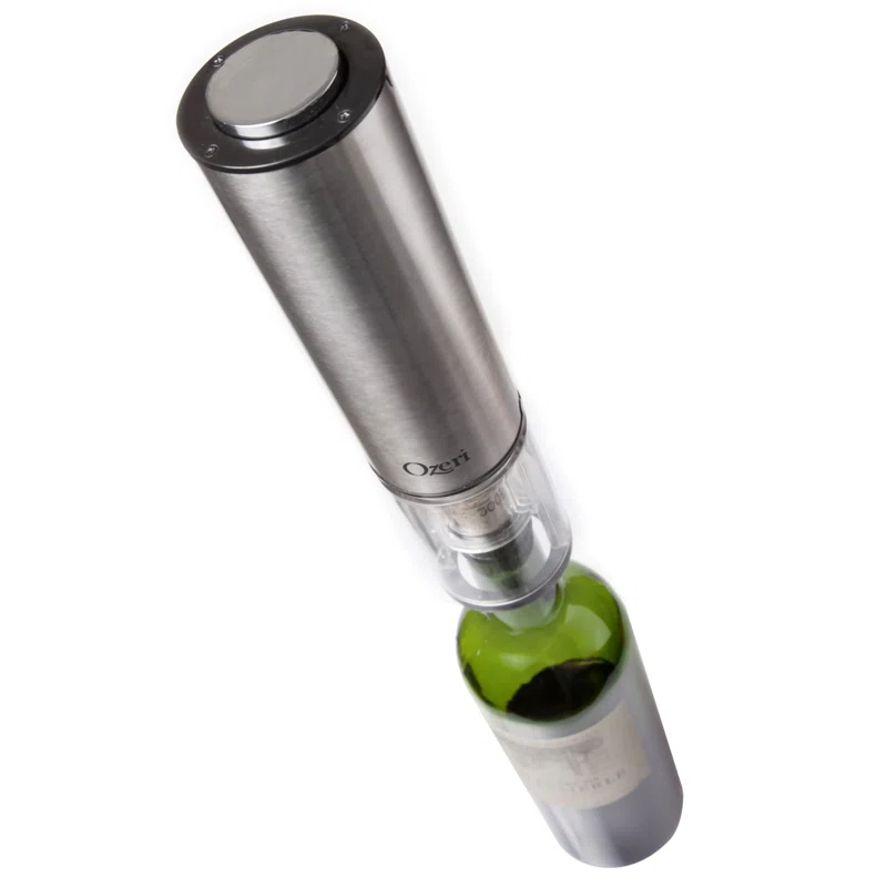 Ozeri Ozeri Extravo Electric Wine Opener in Stainless Steel with Auto Activation