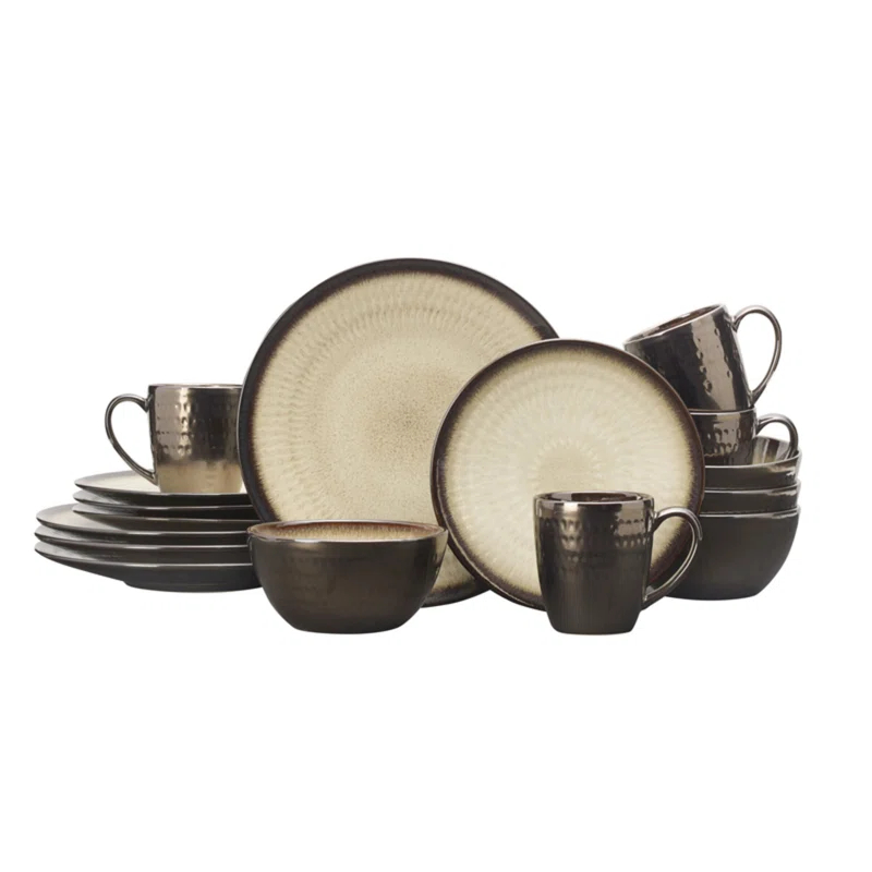 Gourmet Basics by Mikasa Gourmet Basics by Mikasa Anastasia 16-Piece Stoneware Dinnerware Set, Service for 4