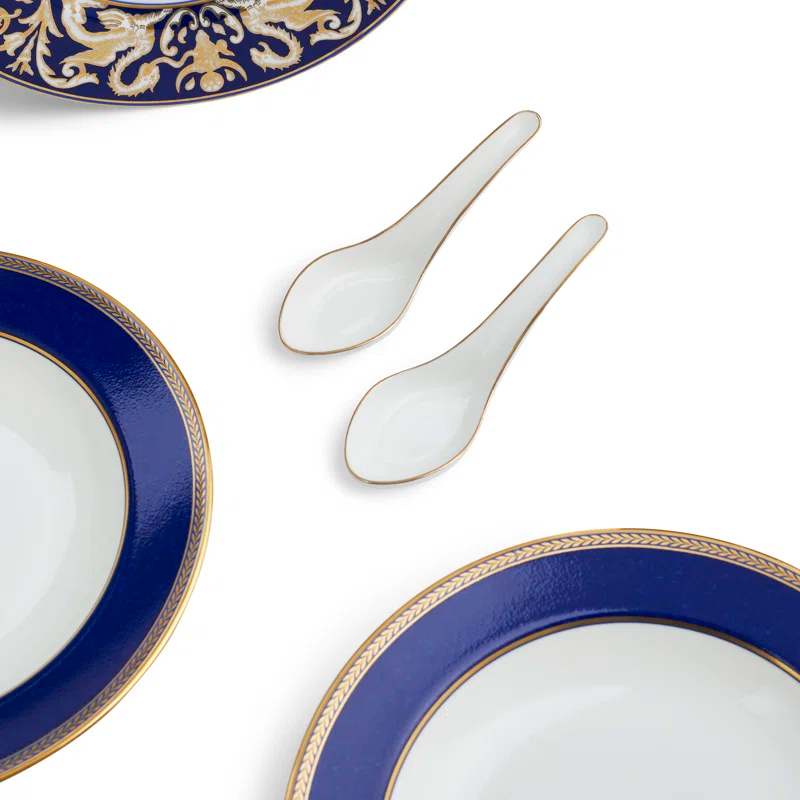 Wedgwood Renaissance Gold 8 - Piece Dining Set (Pair) | Wayfair