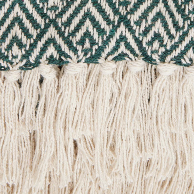 Design Imports Hand Woven Throw Blanket