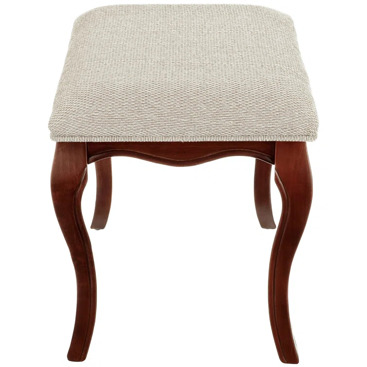 Design Toscano Lady Guinevere Upholstered Vanity Stool