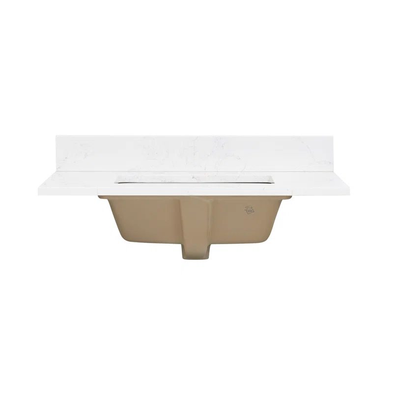 Altair Ceres 31" Engineered Stone Single Bathroom Vanity Top with Sink