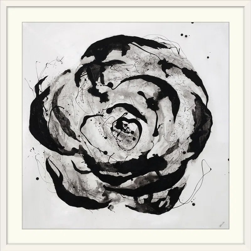 Winston Porter Angelinamarie " Black And White Bloom I " by Sydney Edmunds