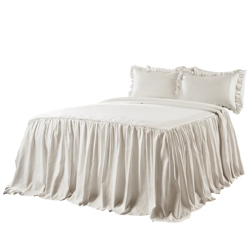 Lush Decor Reyna Microfiber Reversible 3 Piece Bedspread Set