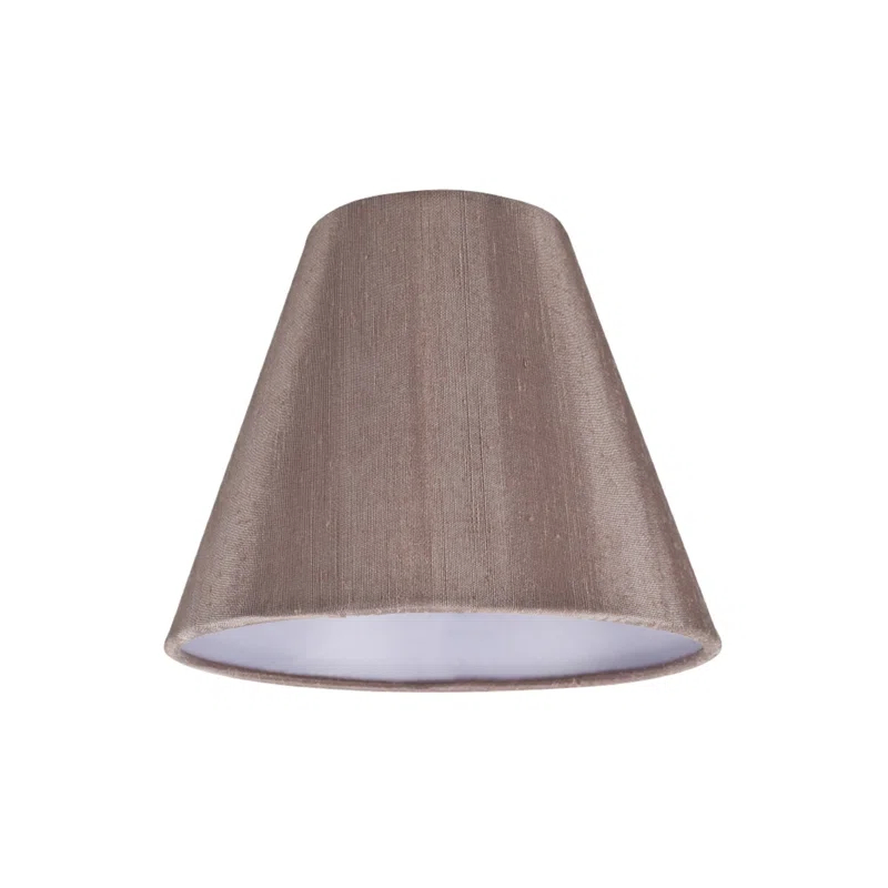 Aspen Creative Corporation 5'' H Faux Silk Fabric Empire Lamp Shade (Set of 5)