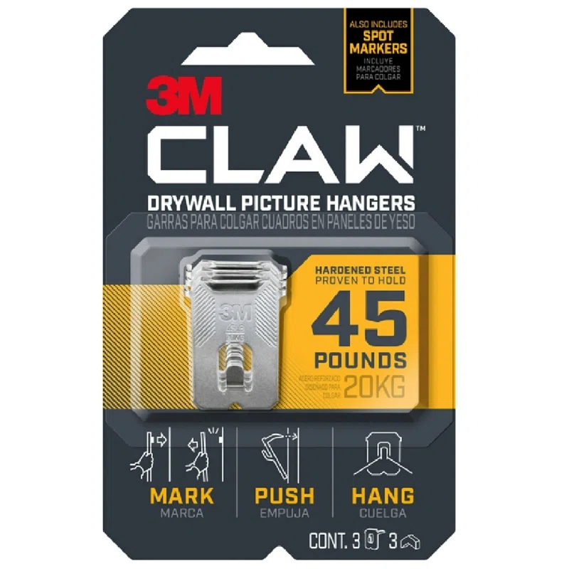 3M 45 Lb. Hooks