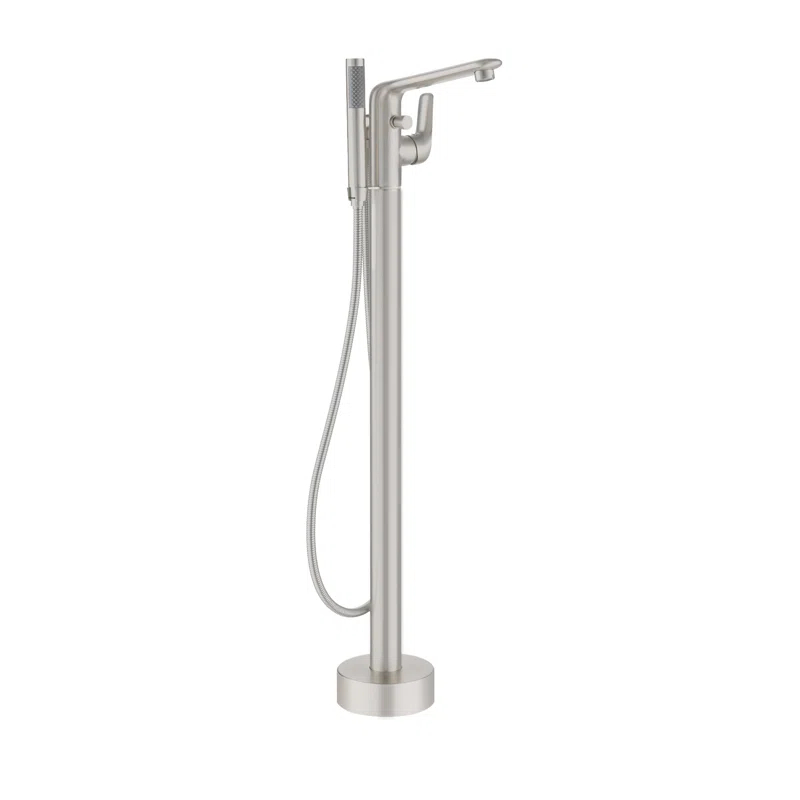 CASAINC KCLT0054-BN Single Handle Freestanding Bathtub Faucet with Diverter and Handshower