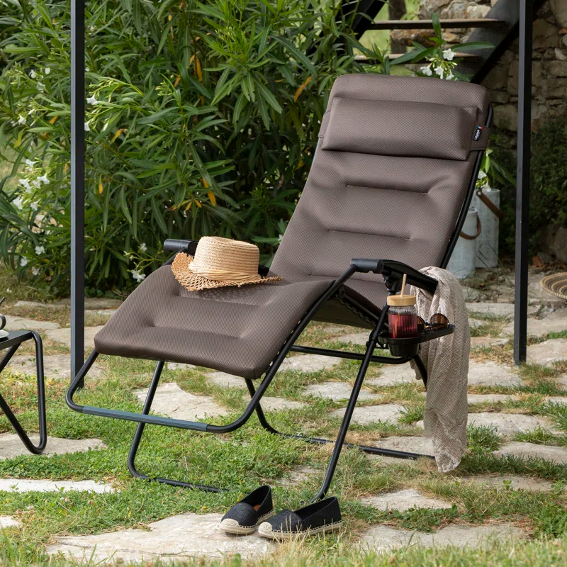 Lafuma Lafuma RSXA Clip XL Air Comfort Zero Gravity Chair - Extra Large Padded Outdoor Folding Recliner & Patio Lounger