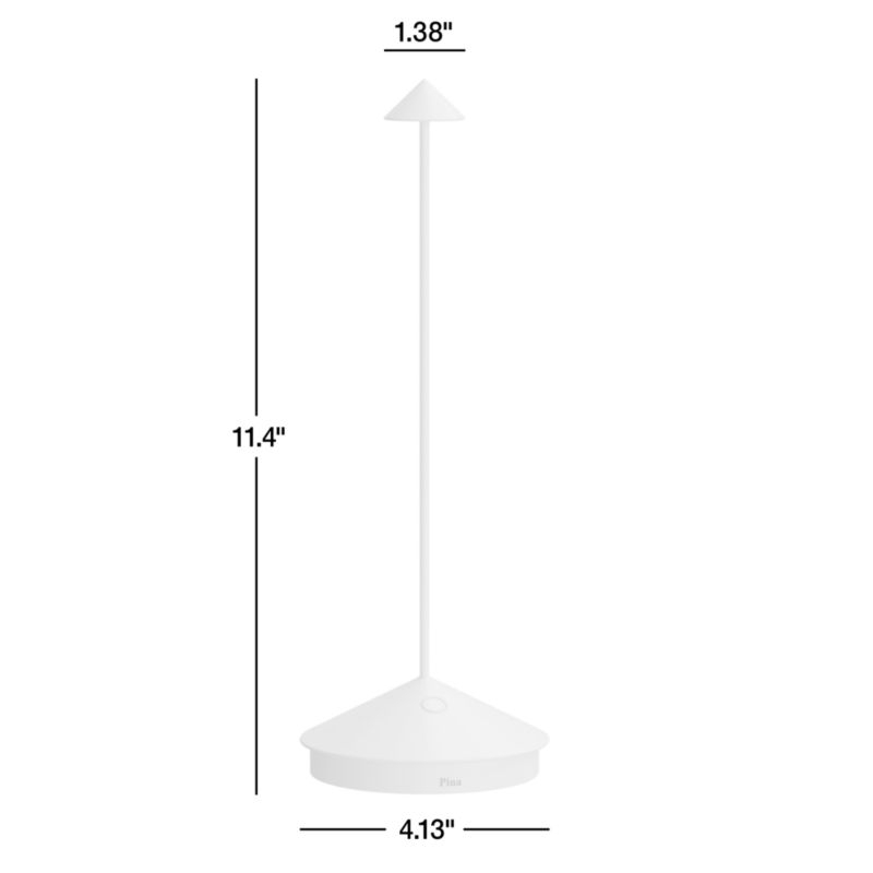 Pina Pro Sand Brown Metal Table Lamp by Zafferano America 11.4"