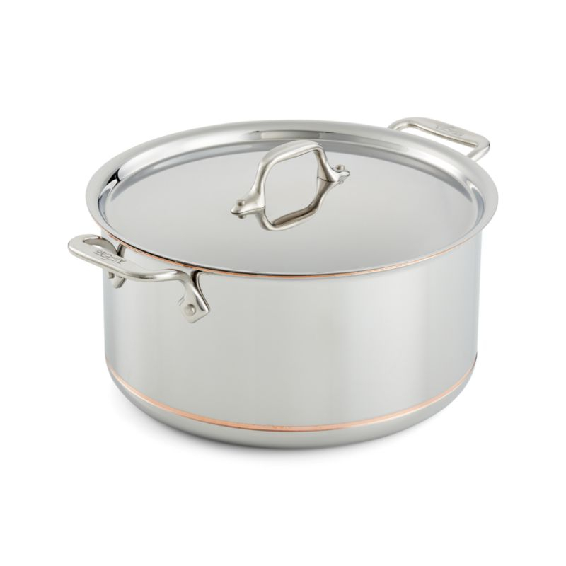 All Clad Copper Core 8 Qt. Stockpot with Lid