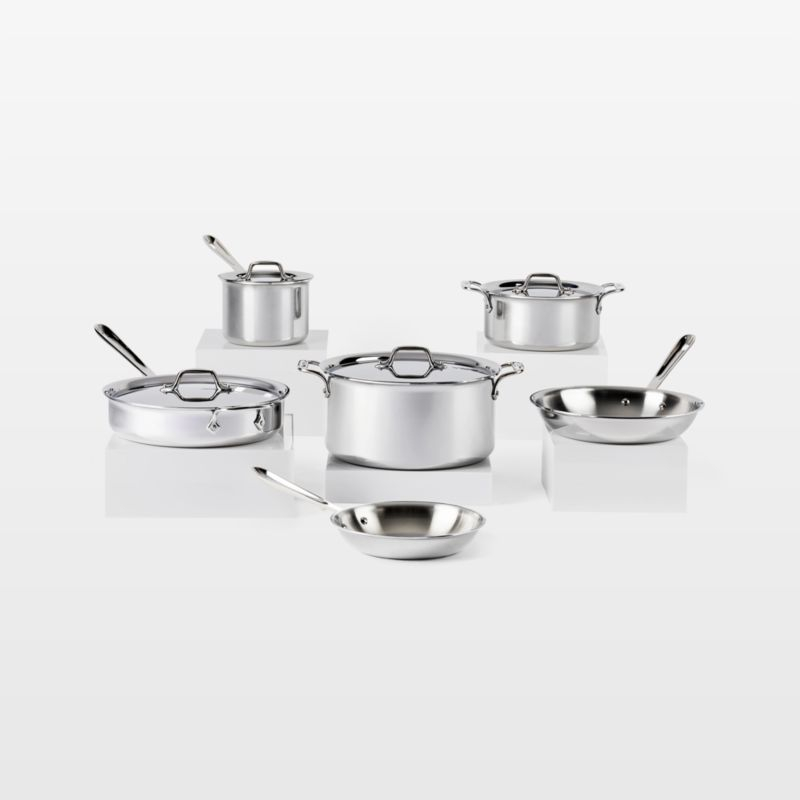 All-Clad © d3 Stainless Steel 10-Piece Cookware Set