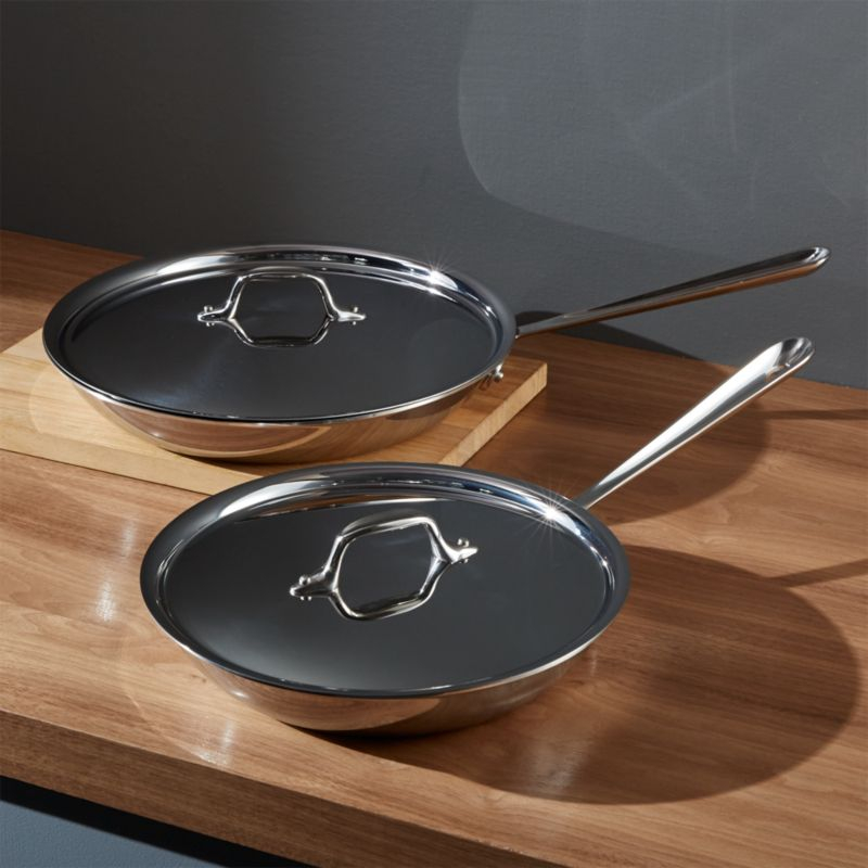 All-Clad ® d3 Stainless 12" Fry Pan with Lid