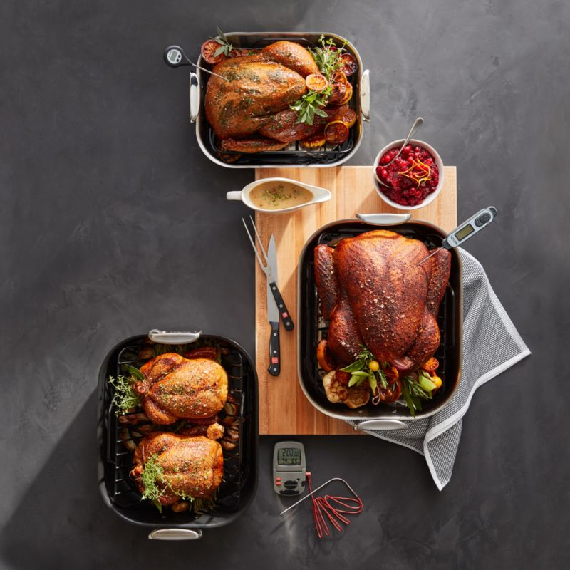All-Clad ® Stainless Steel Large 16" Roaster with Rack