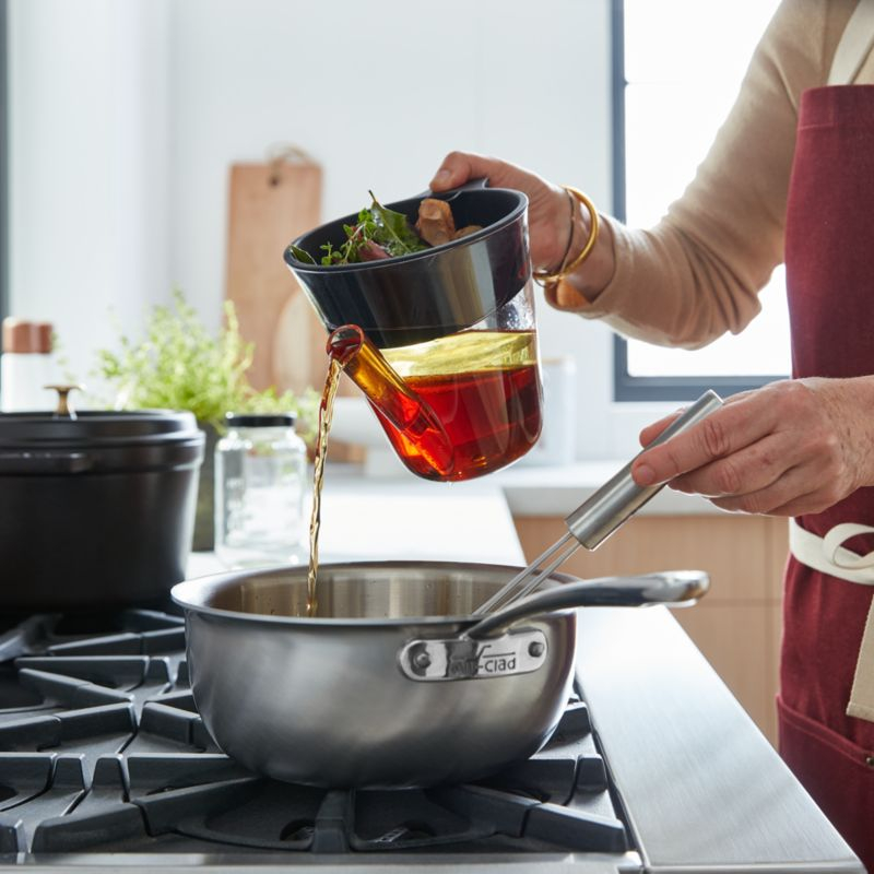 All-Clad ® d3 Curated 2.5-Quart Saucier with Lid