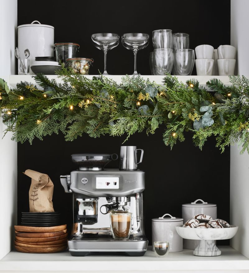 Breville ® Barista Touch ™ Impress Espresso Machine in Damson Blue