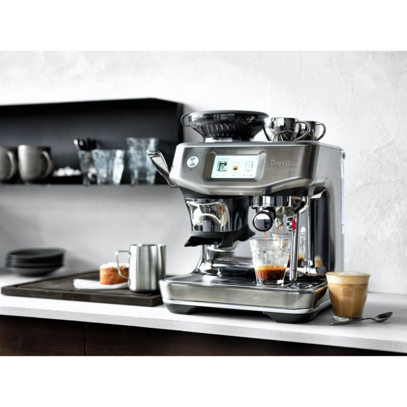Breville ® Barista Touch ™ Impress Espresso Machine in Damson Blue