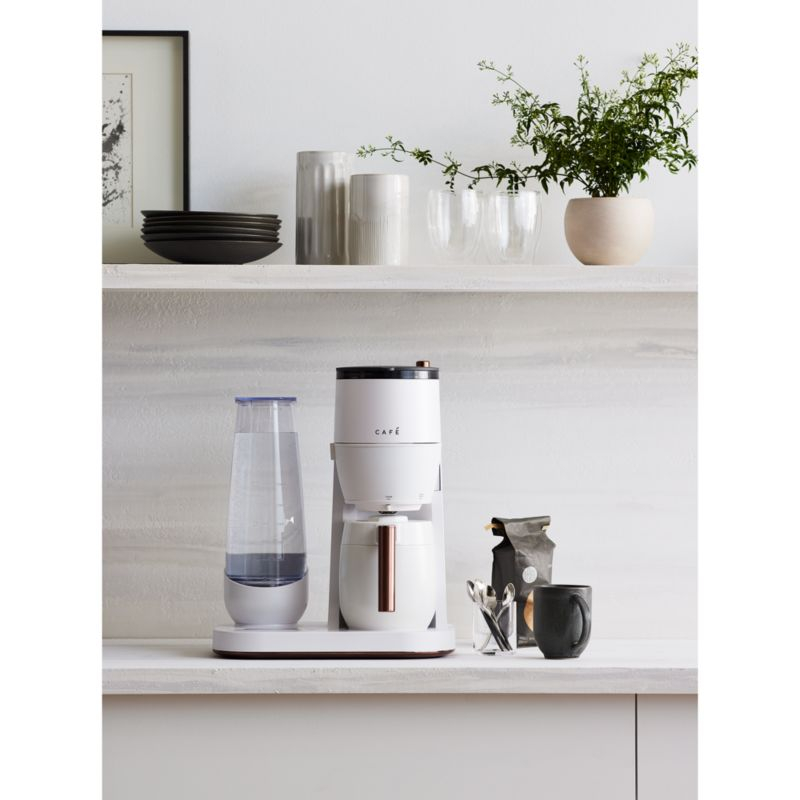 Café ™ Matte White Specialty Grind and Brew Coffee Maker
