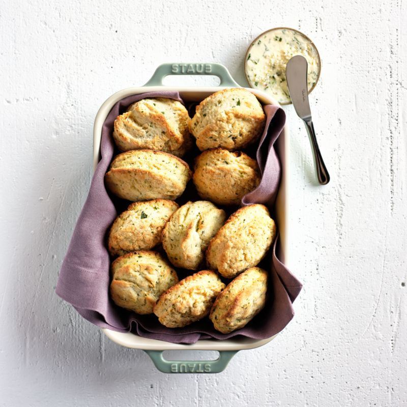 Staub ® 3-Piece Eucalyptus Green Ceramic Baking Dish Set