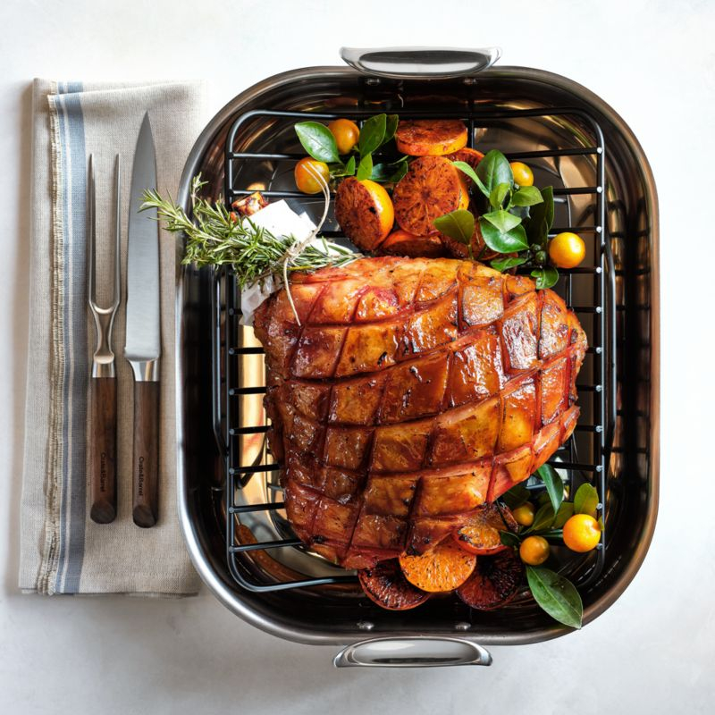 All-Clad ® Stainless Steel Large 16" Roaster with Rack