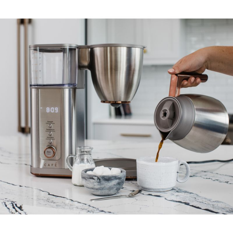Café ™ Stainless Steel 10-Cup Drip Coffee Maker with Thermal Carafe
