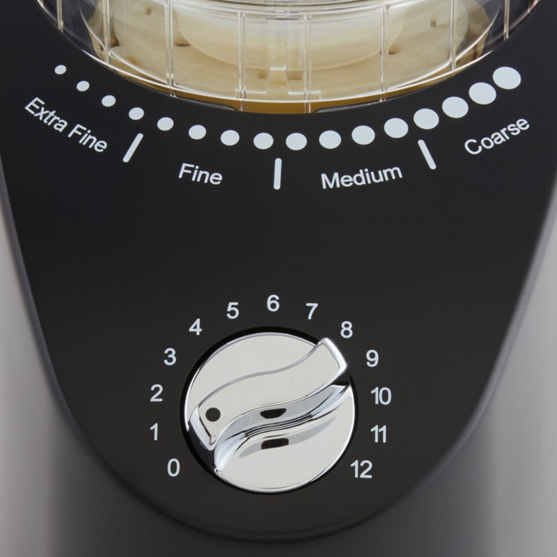 Capresso ® Infinity Plus Black Conical Burr Grinder