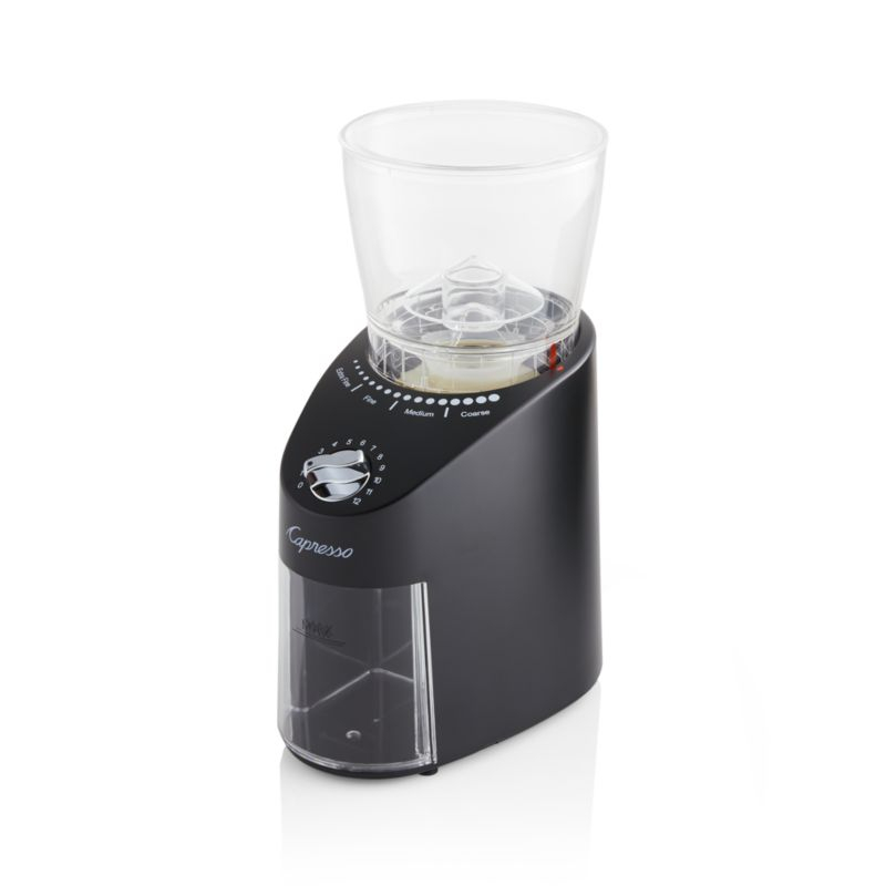Capresso ® Infinity Plus Black Conical Burr Grinder
