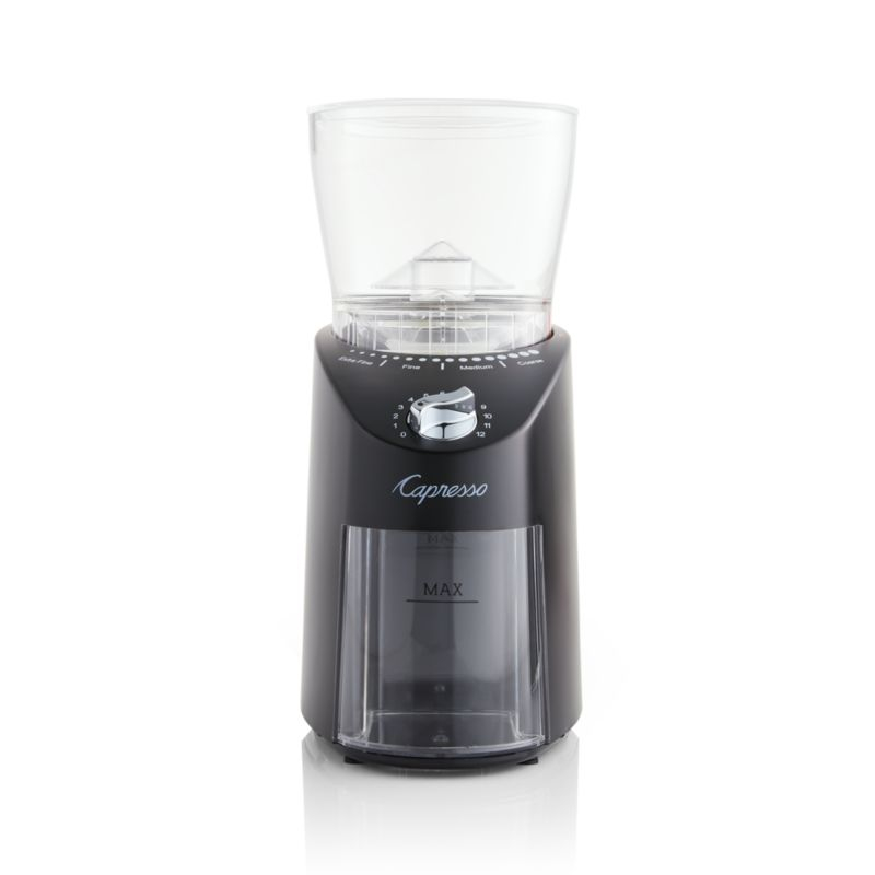 Capresso ® Infinity Plus Black Conical Burr Grinder