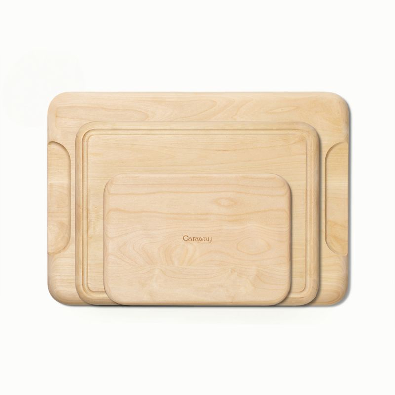 Caraway Birch Wood 4-Piece Cutting Board Set
