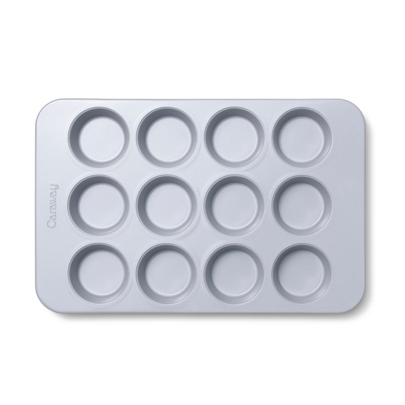 Caraway Non-Stick Ceramic Muffin Pan in Slate