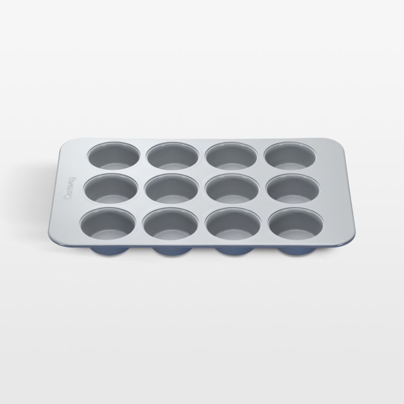 Caraway Non-Stick Ceramic Muffin Pan in Slate