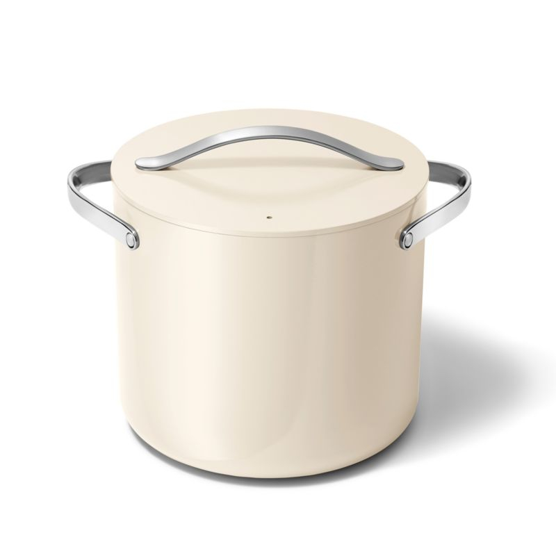 Caraway ® Cookware Plus Cream Stock Pot with Lid