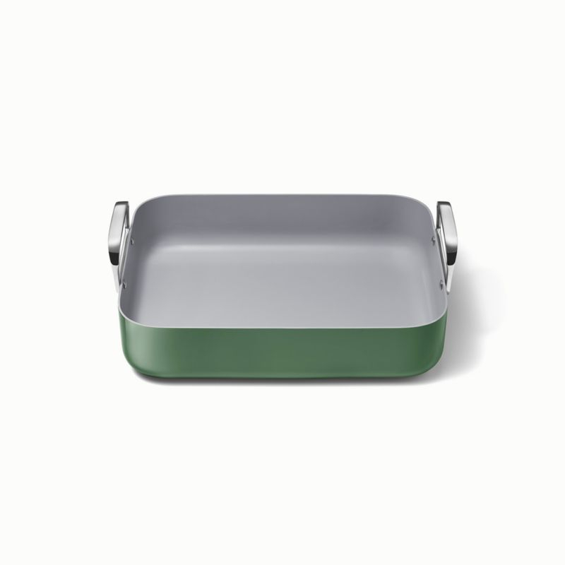 Caraway ® Sage Ceramic Non-Stick Roasting Pan with Rack