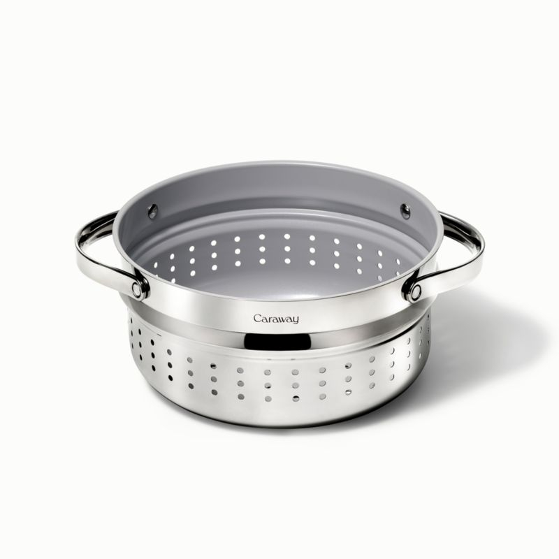 Caraway ® Stainless Steel 6.5-Qt. Dutch Oven Steamer
